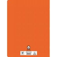 Cahier polypropylène 90g 96 pages seyes 24x32 cm - orange - Image 2