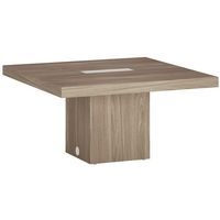 Table de réunion Allegra rectangulaire 140 x 140 cm coloris orme - Image 5