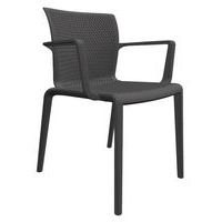 Lot de 4 fauteuils Docker anthracite - Image principale