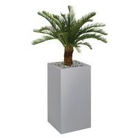 Bac haut métal O'CARRE Gris sur patins Palmier - Image principale