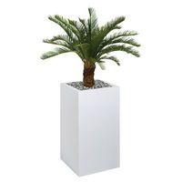 Bac haut métal O'CARRE sur patins Palmier - Image 2