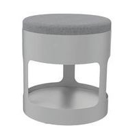 Pouf OROND mobile Gris assise tissu M1 Beton chiné - Image principale