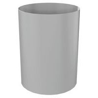 Corbeille à papier Métal 17 L Ø 25,5 cm Gris - Image principale