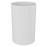 Corbeille à papier Métal 40 L Ø 32 cm Blanc - Image principale