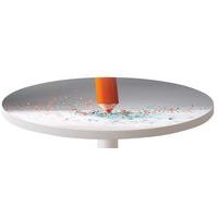 Guéridon bas Easy Office pied métal Ø 60cm plateau coloris décor Crayons papier - Image 3