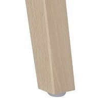 Banquette Zelos 3 places sans surpiqûre hêtre Terre - Image 3