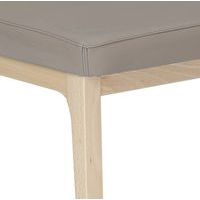 Banquette Zelos 3 places sans surpiqûre hêtre Terre - Image 4