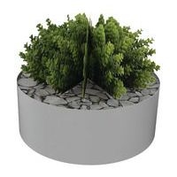 Composition SUCCULENTE 3 Ø 255 mm Gris - Image principale