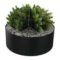 Composition SUCCULENTE 3 Ø 255 mm Noir - Image principale