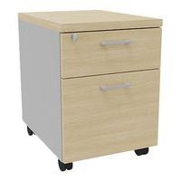 Caisson mobile IDEA bois 2 tiroirs - Image 2