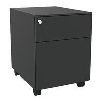 Caisson mobile IDEA métal 2 tiroirs - Image 3