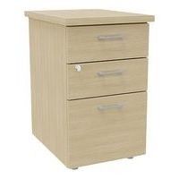 Caisson hauteur de bureau IDEA bois profondeur 80 cm - Image 4