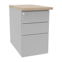 Caisson hauteur de bureau IDEA métal profondeur 80 cm - Image principale
