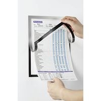 Cadre argent magnétique DURAFRAME® MAGNETIC NOTE A4 - Image 3