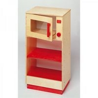 Four à micro-ondes rouge Modulaire - Image principale