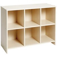 Meuble bas à grandes cases - Teinte Bouleau - Image principale