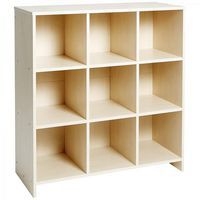 Meuble haut à grandes cases - Teinte Bouleau - Image principale