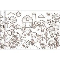 Papier spécial affiche Graffy Roll 90 g - Petit monde agricole - Image principale