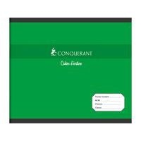 CONQUERANT Cahier Maternelle 17x14,7cm Double Ligne 5mm 24 Pages Agrafées Couverture Carte Vert - Image principale