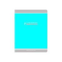 CONQUERANT Cahier Ecriture Classique 17x22cm Réglure DL 2/8 32 Pages Agrafées Couverture Carte Recyclée Colori - Image principale