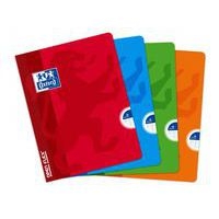 OXFORD Cahier OpenFlex 17x22cm Grands Carreaux Seyès 48 Pages Agrafées Couverture Polypro Coloris Assortis - Image principale