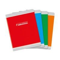 CONQUERANT Cahier Classique 17x22cm Grands Carreaux Seyès 96 Pages Agrafées Couverture Carte Recyclée Coloris - Image principale