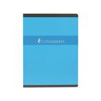 CONQUERANT Cahier 24x32cm Grands Carreaux Seyès 96 Pages Agrafées Couverture Carte Coloris Assortis - Image principale