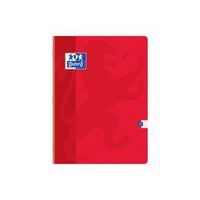 OXFORD Cahier Color Life 24x32cm Petits Carreaux 5mm Margés 140 Pages Agrafées Couverture Carte Coloris Assort - Image principale