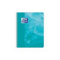 OXFORD Cahier Lagoon 17x22cm Petits Carreaux 5mm 160 Pages Reliure Intégrale Couverture Polypro Coloris Assort - Image principale