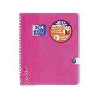 OXFORD Cahier OpenFlex 17x22cm Grands Carreaux Seyès 180 Pages Reliure Intégrale Couverture Polypro Coloris As - Image principale