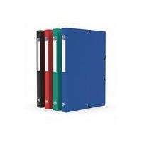 OXFORD Boîte Capacité Standard Memphis 24x32cm Dos 25mm avec Elastique Couverture Polypro Coloris Assortis - Image principale