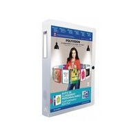 OXFORD Boîte Capacité Standard Polyvision 24x32cm Dos 40mm avec Bouton Pression Couverture Polypro Incolore - Image principale