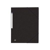 OXFORD Chemise 3 Rabats Top File + A4 avec Elastique Couverture Carte Noir - Image principale