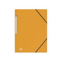 OXFORD Chemise 3 Rabats Memphis A4 avec Elastique Couverture Polypro Jaune - Image principale