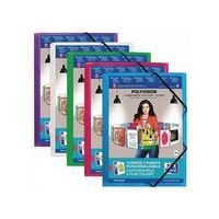 OXFORD Chemise 3 Rabats Polyvision A4 avec Elastique Couverture Polypro Translucide Coloris Assortis - Image principale