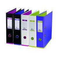 OXFORD Classeur à Levier My Colour A4XL Dos 80mm 2 Anneaux en D Couverture Carte Rembordée en Polypro Coloris - Image principale