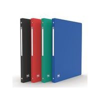 Classeur Memphis A4 Dos 20mm 4 Anneaux Ronds Couverture Polypro Coloris Assortis - Image principale