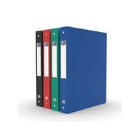 OXFORD Classeur Memphis A4 Dos 40mm 4 Anneaux Ronds Couverture Polypro Coloris Assortis - Image principale