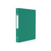 Classeur Memphis A4 Dos 40mm 4 Anneaux Ronds Couverture Polypro Vert - Image principale