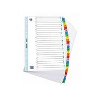 OXFORD Intercalaires Alphabétiques A4 26 Positions Carte Epaisseur 170g Blanc - Image principale