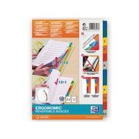 Intercalaires Numériques A4 12 Positions Carte Epaisseur 170g Blanc - Image principale