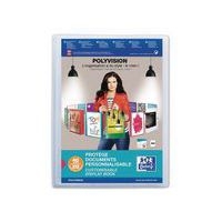 OXFORD Protège-Documents Polyvision A4 40 vues / 20 pochettes Couverture Polypro Incolore - Image principale