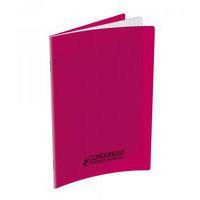 Cahier polypropylène 90g 48 pages seyes 17x22 cm - rose - Image principale