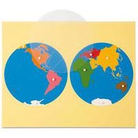 Carte puzzle 'Le monde' - Image principale