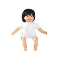 Bébé asiatique garçon 40 cm avec cheveux - Image principale