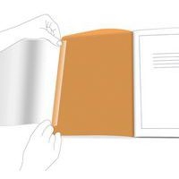 Rabats adhésifs 22x27.5 cm pour cahiers A4 et 24x32 cm (paquet de 20) - Image 2