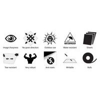 Feuille de couverture blanche 230 g 21x29.7 cm 200 microns (Paquet de 50) - Image 2