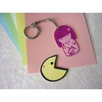 Pochette 5 feuilles plastiques dingue couleurs pastel 20 x 26 cm - Image 2