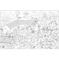 Lot 2 Atelier de coloriages géants. 120 x 80 cm. - Image 2