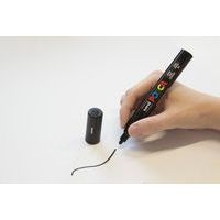 Marqueur POSCA PC5M pointe moyenne ogive 1,8 -2,5 mm - NOIR - Image 5